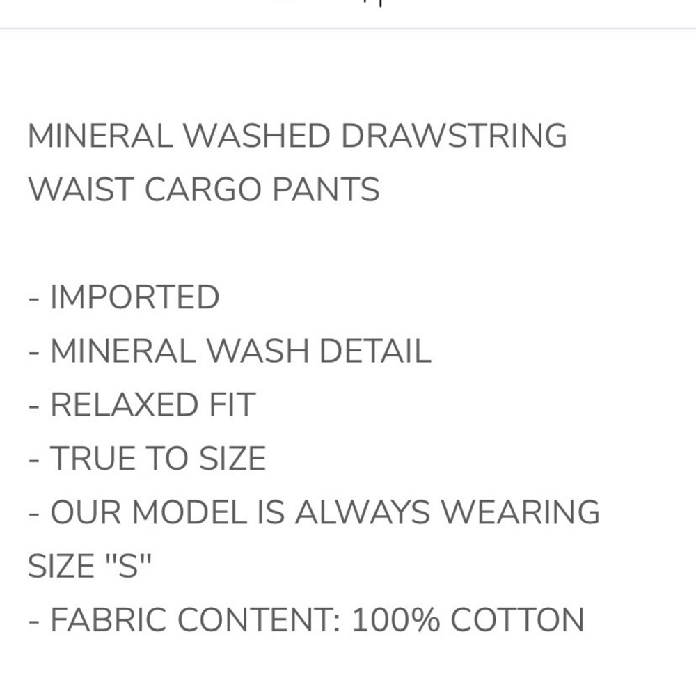 Oli & Hali Peach Cargo Pants - Picture 4 of 4